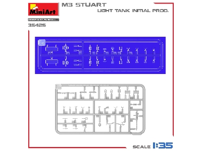 M3 Stuart Light Tank, Initial Prod. - zdjęcie 9