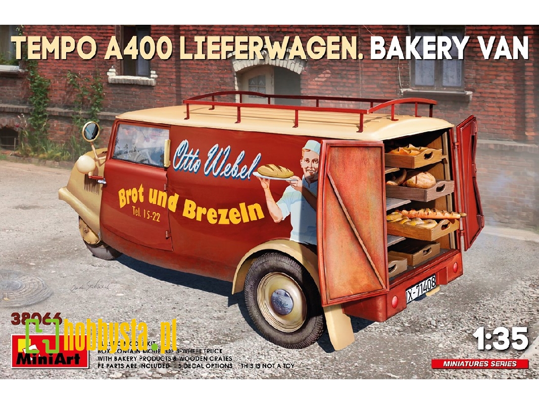 Tempo A400 Lieferwagen. Bakery Van - zdjęcie 1 Tempo A400 Lieferwagen. Bakery Van - zdjęcie 1