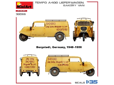 Tempo A400 Lieferwagen. Bakery Van - zdjęcie 5