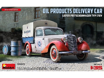 Oil Products Delivery Car, Liefer Pritschenwagen Typ 170v - zdjęcie 1