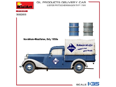 Oil Products Delivery Car, Liefer Pritschenwagen Typ 170v - zdjęcie 4