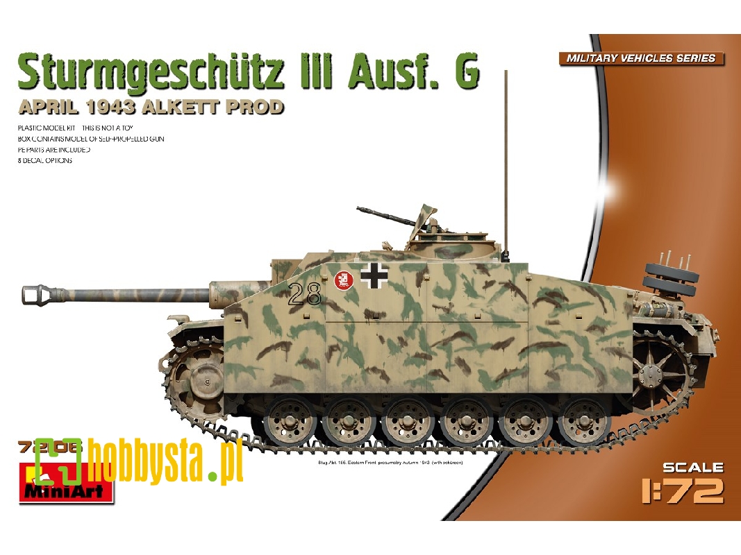 Sturmgeschutz Iii Ausf. G, April 1943 Alkett Prod. - zdjęcie 1