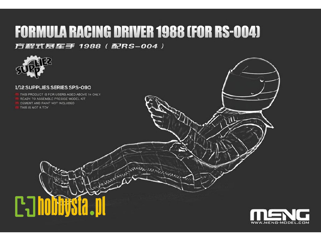 Formula Racing Driver 1988 (For Mng-rs004) (Resin) - zdjęcie 1