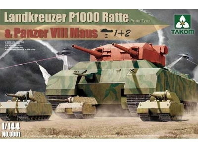 Landkreuzer P1000 Ratte & Panzer VIII Maus - POGIÄTE PUDEĹKO - zdjÄ™cie 1