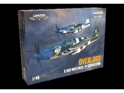 OVERLORD: D-DAY MUSTANGS  / P-51B MUSTANG  DUAL COMBO 1/48 - zdjęcie 1