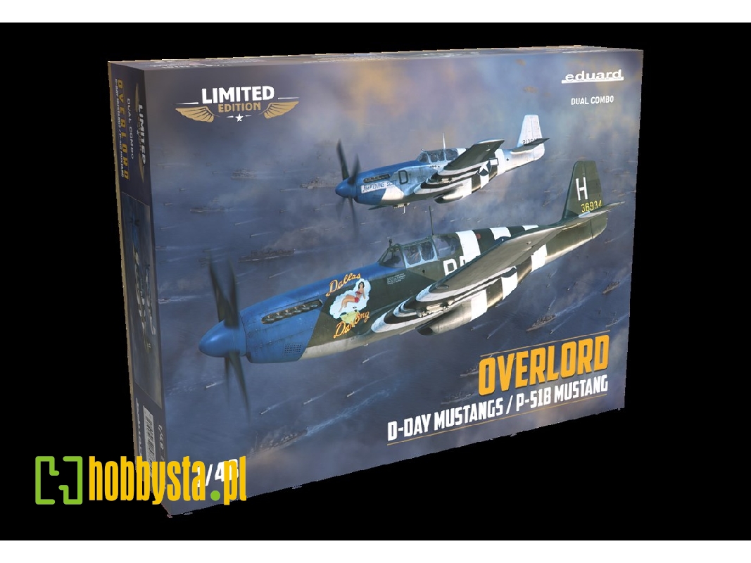 OVERLORD: D-DAY MUSTANGS  / P-51B MUSTANG  DUAL COMBO 1/48 - zdjęcie 1