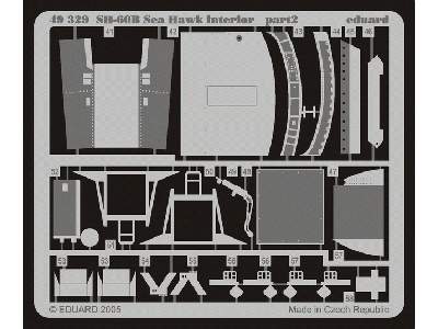  SH-60B interior 1/48 - Italeri - blaszki - zdjęcie 4