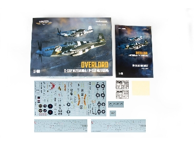 OVERLORD: D-DAY MUSTANGS  / P-51B MUSTANG  DUAL COMBO 1/48 - zdjęcie 13