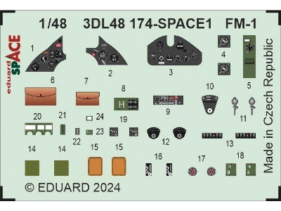 FM-1 SPACE 1/48 - TAMIYA - zdjęcie 1