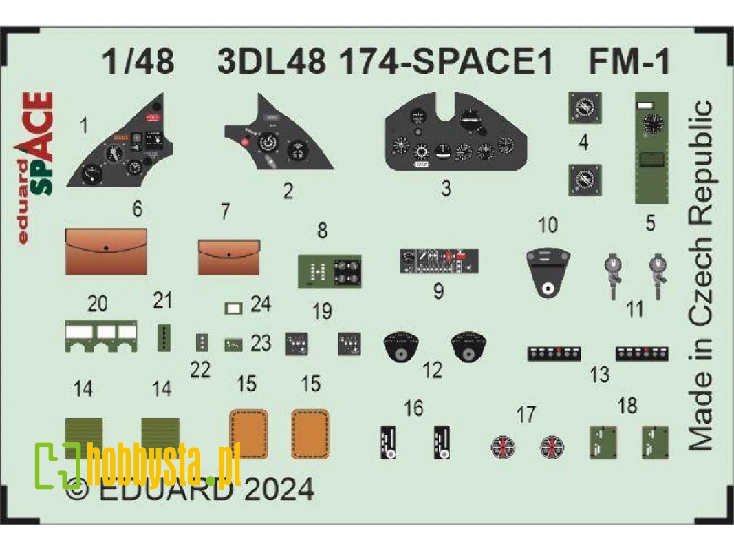 FM-1 SPACE 1/48 - TAMIYA - zdjęcie 1