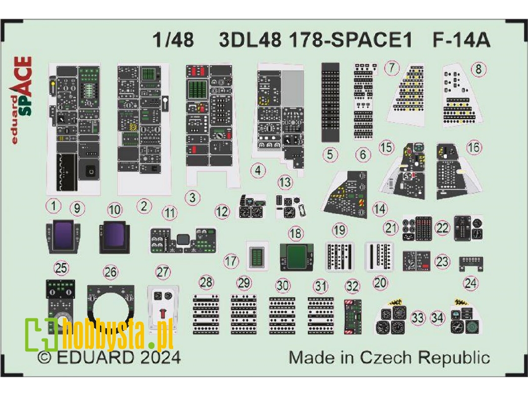 F-14A SPACE 1/48 - GREAT WALL HOBBY - zdjęcie 1