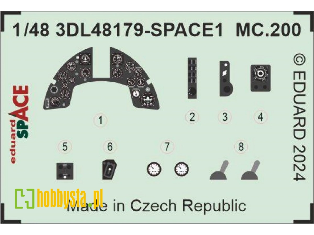 MC.200 SPACE 1/48 - ITALERI - zdjęcie 1 MC.200 SPACE 1/48 - ITALERI - zdjęcie 1