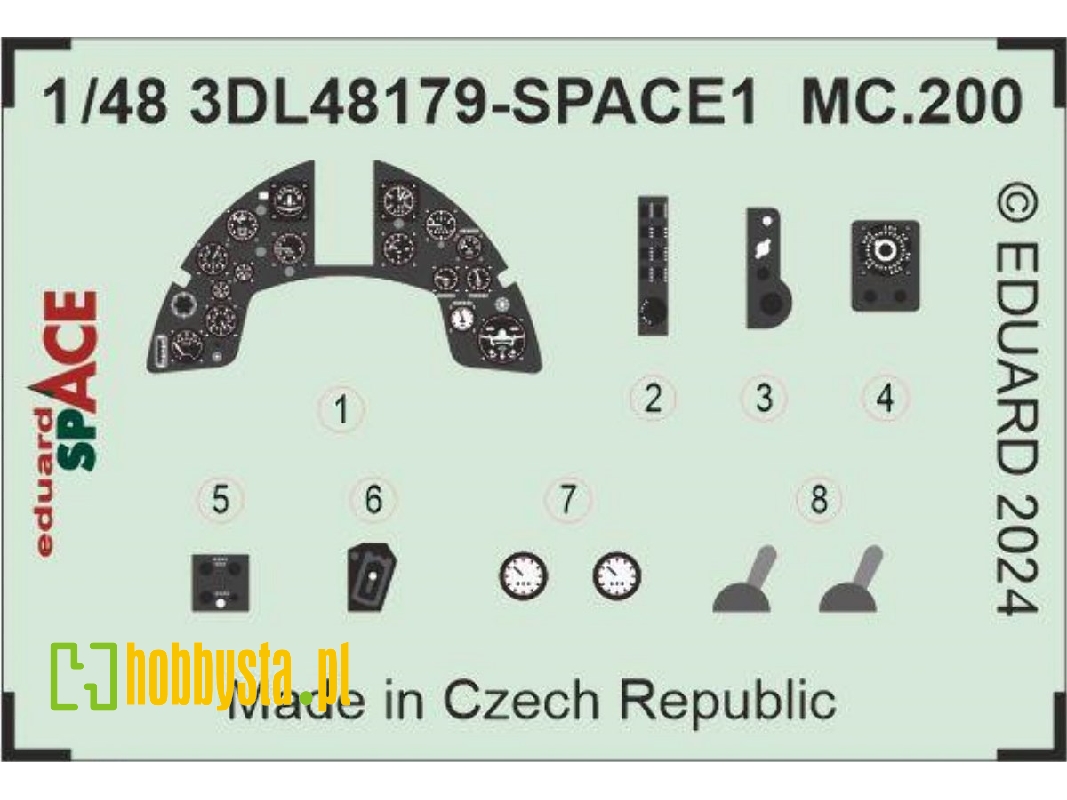 MC.200 SPACE 1/48 - ITALERI - zdjęcie 1