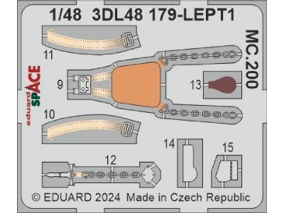 MC.200 SPACE 1/48 - ITALERI - zdjęcie 2