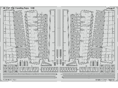 FM-1 landing flaps 1/48 - TAMIYA - zdjęcie 1