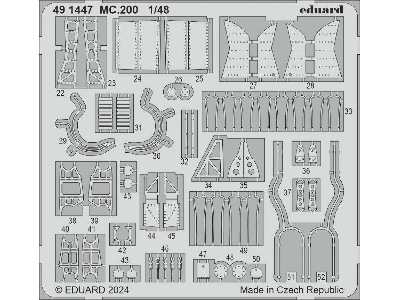 MC.200 1/48 - ITALERI - zdjęcie 2