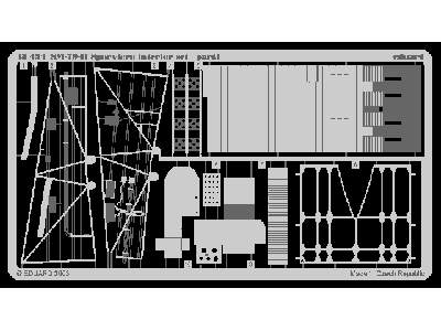  SM 79II Sparviero interior 1/48 - Trumpeter - blaszki - zdjęcie 2