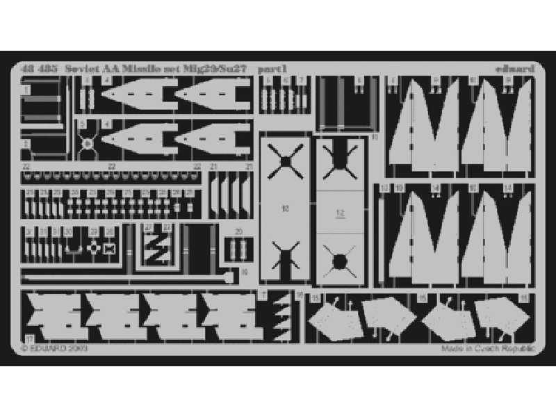 Soviet AA Missile set MiG-29/ Su-27 1/48 - Academy Minicraft - - zdjęcie 1 Soviet AA Missile set MiG-29/ Su-27 1/48 - Academy Minicraft - - zdjęcie 1