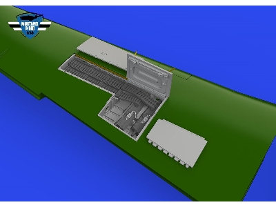 P-51B/ C gun bays PRINT 1/48 - EDUARD - zdjęcie 3