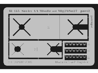  Soviet AA Missile set MiG-29/ Su-27 1/48 - Academy Minicraft -  - zdjęcie 3