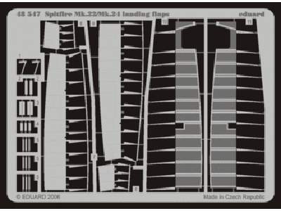 Spitfire Mk.22/ Mk.24 landing flaps 1/48 - Airfix - blaszki - zdjęcie 1