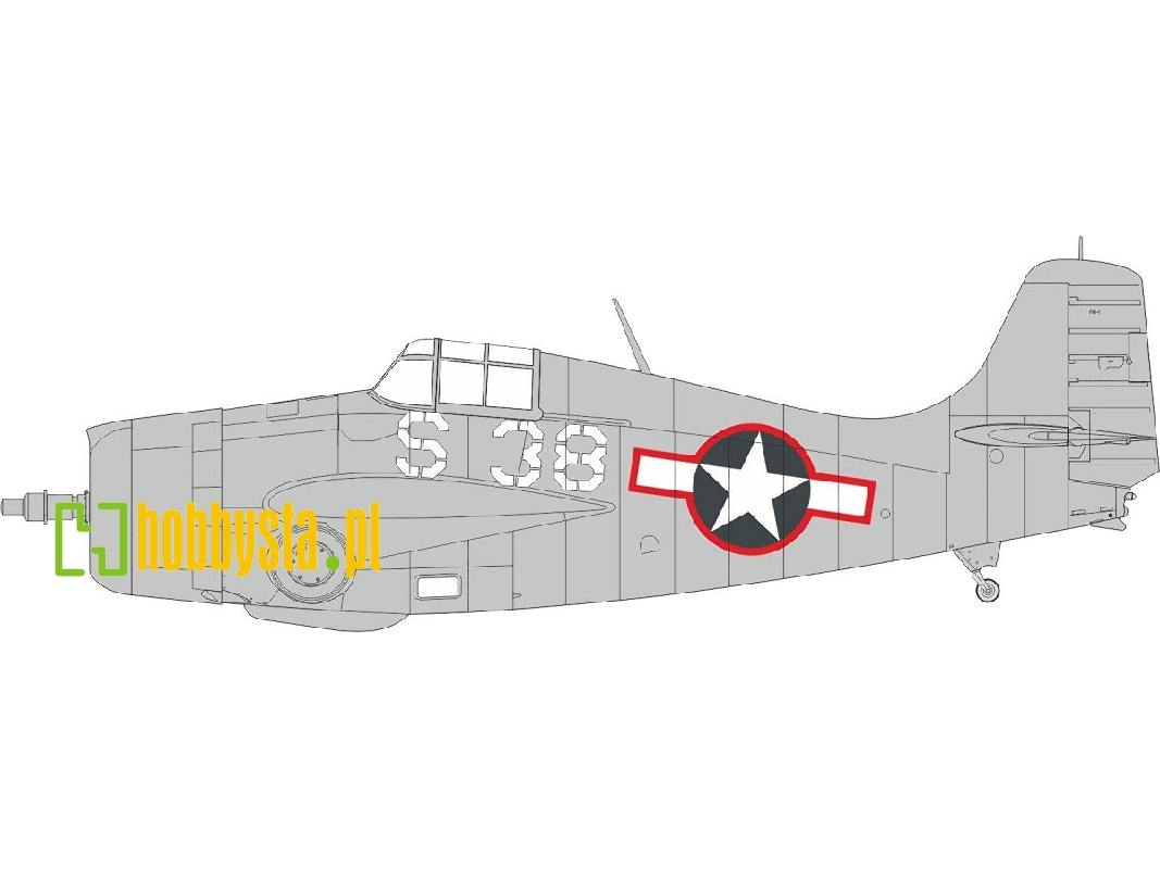FM-1 US national insignia w/ red outline 1/48 - TAMIYA - zdjęcie 1 FM-1 US national insignia w/ red outline 1/48 - TAMIYA - zdjęcie 1