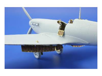  Spitfire Mk. I/II landing flaps 1/48 - Airfix - blaszki - zdjęcie 5