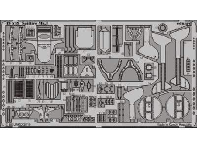  Spitfire Mk. I S. A. 1/48 - Airfix - blaszki - zdjęcie 3