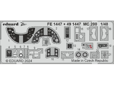 MC.200 1/48 - ITALERI - zdjęcie 1