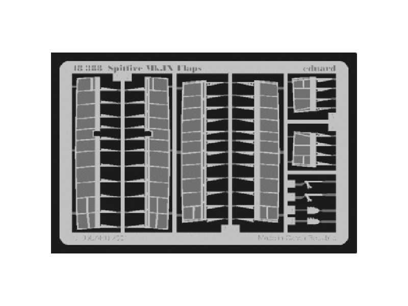 Spitfire Mk. IX flaps 1/48 - Hasegawa - blaszki - zdjęcie 1