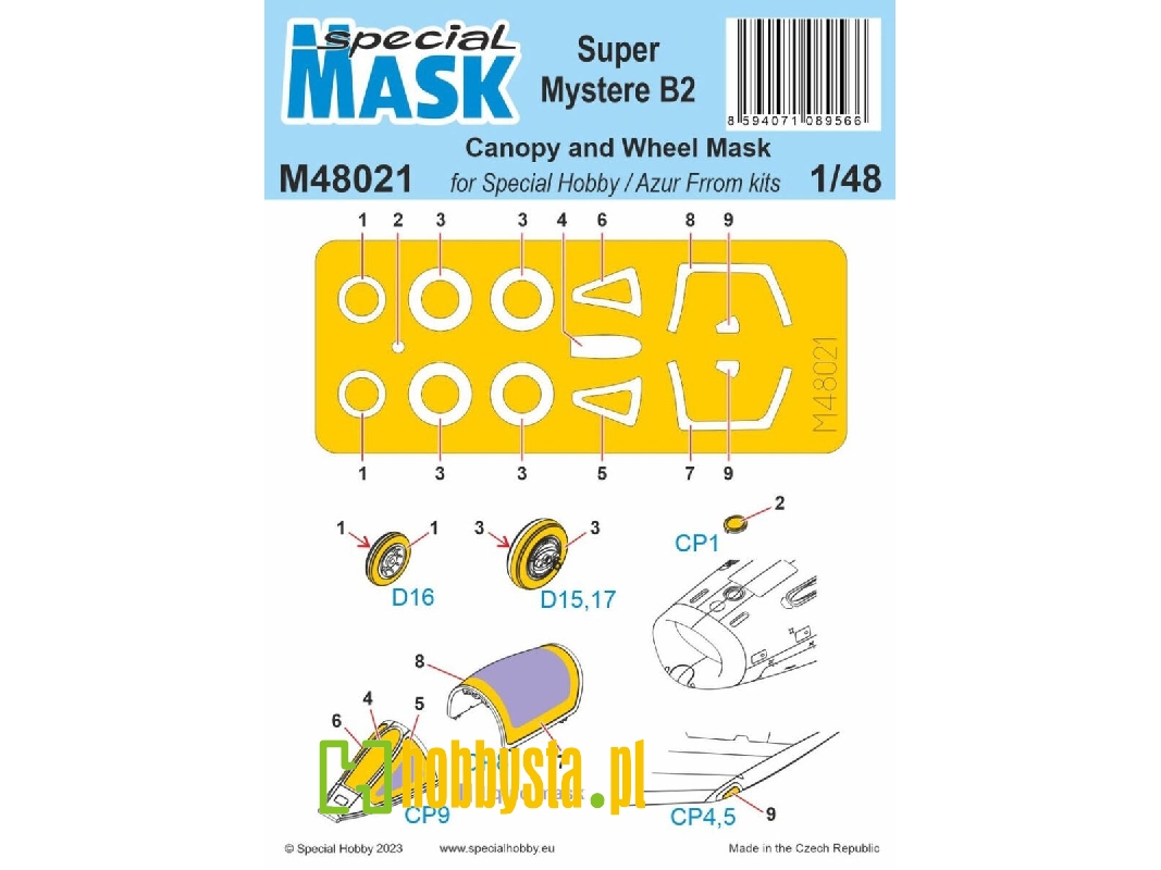 Super Mystere B2 (For Special Hobby / Azur Frrom) - zdjęcie 1 Super Mystere B2 (For Special Hobby / Azur Frrom) - zdjęcie 1