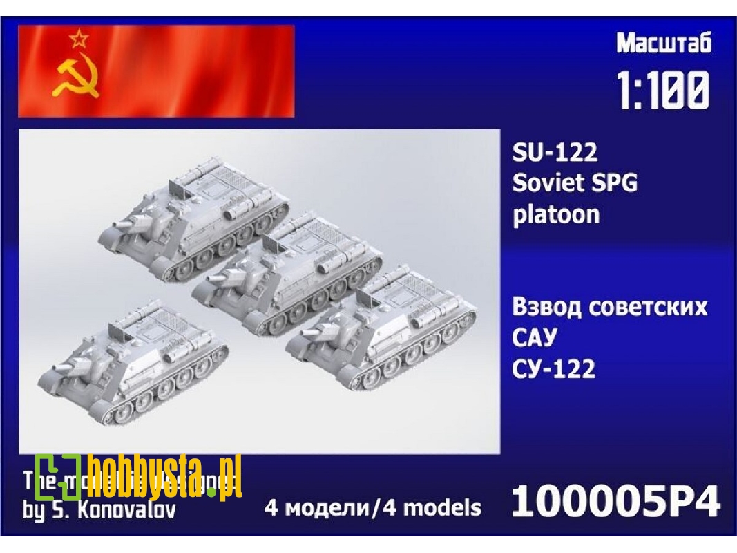 Su-122 Spg Platoon (4 Pcs) - zdjęcie 1