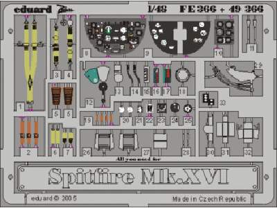  Spitfire  Mk. IXc/ XVIe 1/48 - Airfix - blaszki - zdjęcie 1