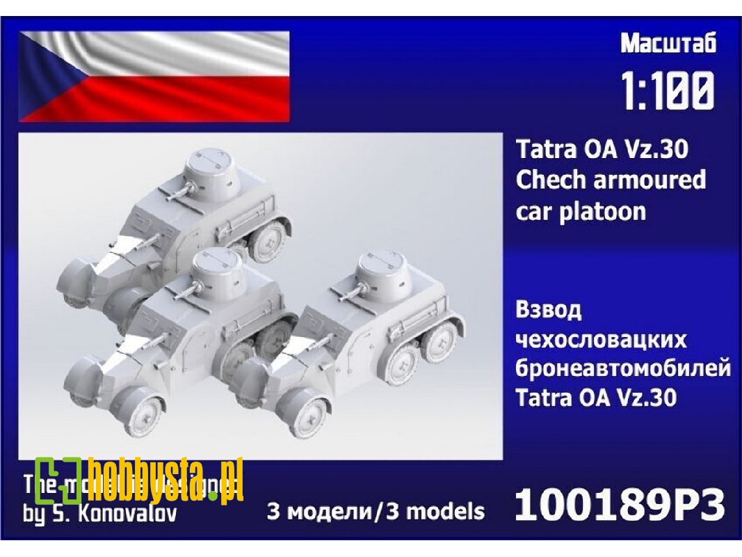 Tatra Oa Vz.30 Platoon (3 Pcs) - zdjęcie 1 Tatra Oa Vz.30 Platoon (3 Pcs) - zdjęcie 1