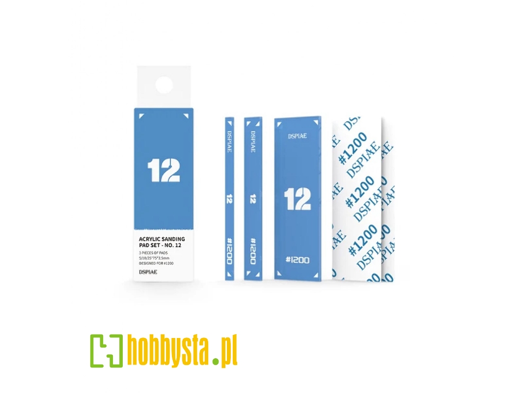 Pt-sp12 Acrylic Sanding Pad Set #1200 (3pcs) - zdjęcie 1 Pt-sp12 Acrylic Sanding Pad Set #1200 (3pcs) - zdjęcie 1