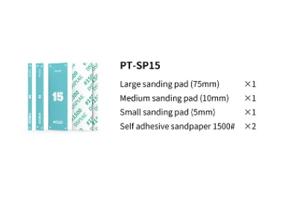Pt-sp15 Acrylic Sanding Pad Set #1500 (3pcs) - zdjęcie 7