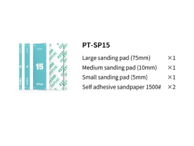 Pt-sp15 Acrylic Sanding Pad Set #1500 (3pcs) - zdjęcie 7