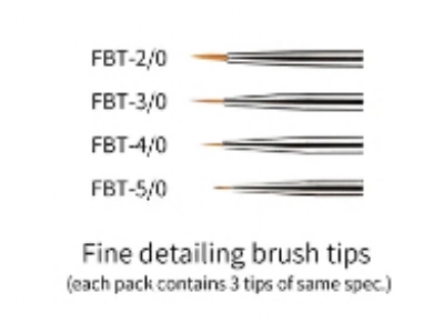 Pt-fb Phoenix Plume Interchangeable Fine Detailing Brush Handle - zdjęcie 9