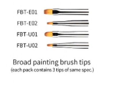 Pt-tb Phoenix Plume Interchangeable Broad Painting Brush Handle - zdjęcie 7