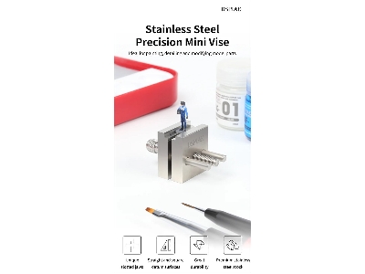 At-mv Stainless Steel Precision Mini Vise - zdjęcie 2