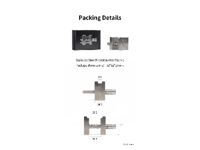 At-mv Stainless Steel Precision Mini Vise - zdjęcie 8