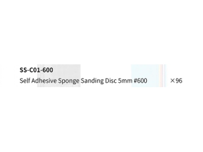 Ss-c01-600 Self Adhesive Sponge Sanding Disc 5mm #600 (96pcs) - zdjęcie 9