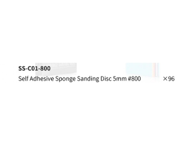 Ss-c01-800 Self Adhesive Sponge Sanding Disc 5mm #800 (96pcs) - zdjęcie 9