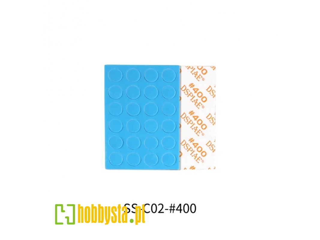 Ss-c02-400 Self Adhesive Sponge Sanding Disc 10mm #400 (24pcs) - zdjęcie 1 Ss-c02-400 Self Adhesive Sponge Sanding Disc 10mm #400 (24pcs) - zdjęcie 1