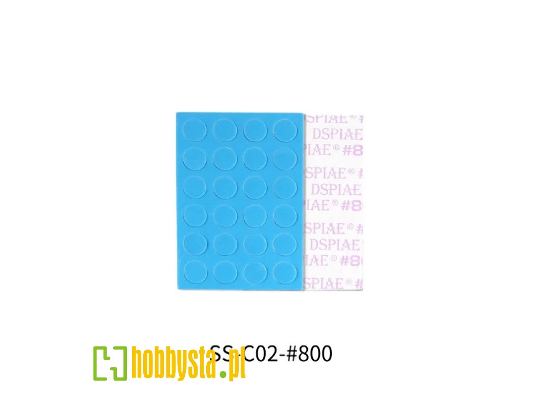 Ss-c02-800 Self Adhesive Sponge Sanding Disc 10mm #800 (24pcs) - zdjęcie 1