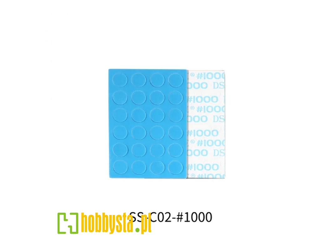 Ss-c02-1000 Self Adhesive Sponge Sanding Disc 10mm #1000 (24pcs) - zdjęcie 1