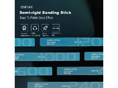 Mss-1000 Semi-rigid Sanding Sticks - zdjęcie 2