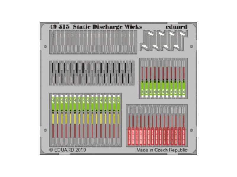  Static Discharge Wicks 1/48 - blaszki - zdjęcie 1