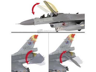 Lockheed Martin F-16 Viper Block 20 - Rocaf, 26th Tfg 401st Tfw, Hualian Ab - zdjęcie 17