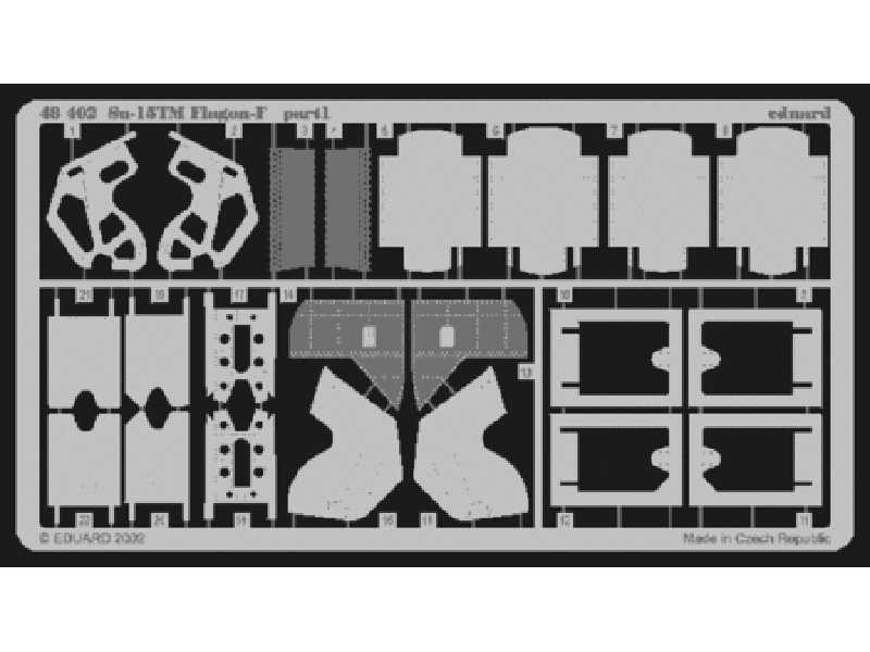 Su-15TM Flagon-F 1/48 - Trumpeter - blaszki - zdjęcie 1 Su-15TM Flagon-F 1/48 - Trumpeter - blaszki - zdjęcie 1